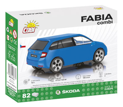 KLOCKI COBI 24571 SAMOCHÓD SKODA FABIA COMBI 82KL